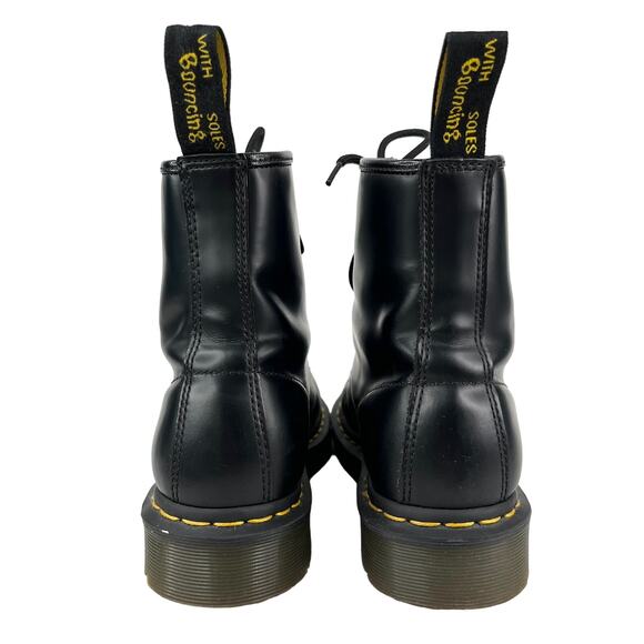 Dr. Martens 1460 Smooth Leather Black Lace Up Boots EU41 W9 M8 UK7 - Picture 3 of 14